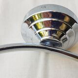 Wall lamp stainless steel and coloured opaline