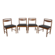 Mid-Century Model 9513 Dining Chairs by Tom Robertson for A.H. McIntosh & Co., United Kingdom, 1970s, Set of 4