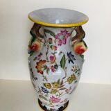 Vase in cracked earthenware