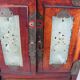 large Wooden Chinese jewelry box decorated with jade plates n°2