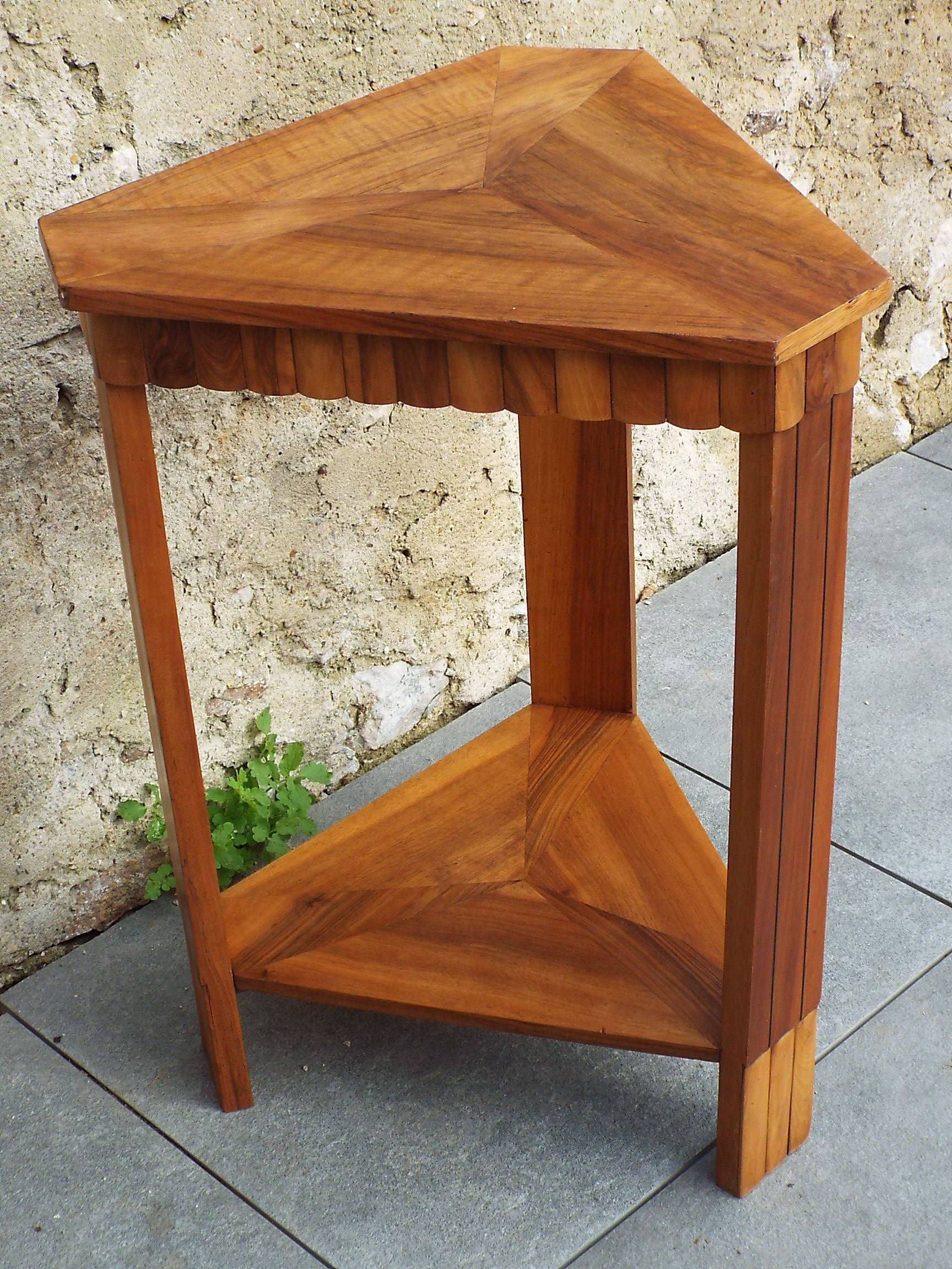 Table de chevet guéridon art déco