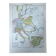 Original map of Europe in 1812 37x27cm (1908)