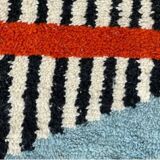 Handmade pure wool Berber rug size 2/3 m