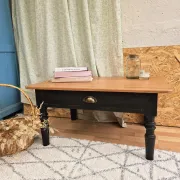 Table basse vintage rénovée