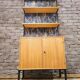 Modular furniture with vintage shelves year 1970