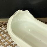 White ceramic butter dish