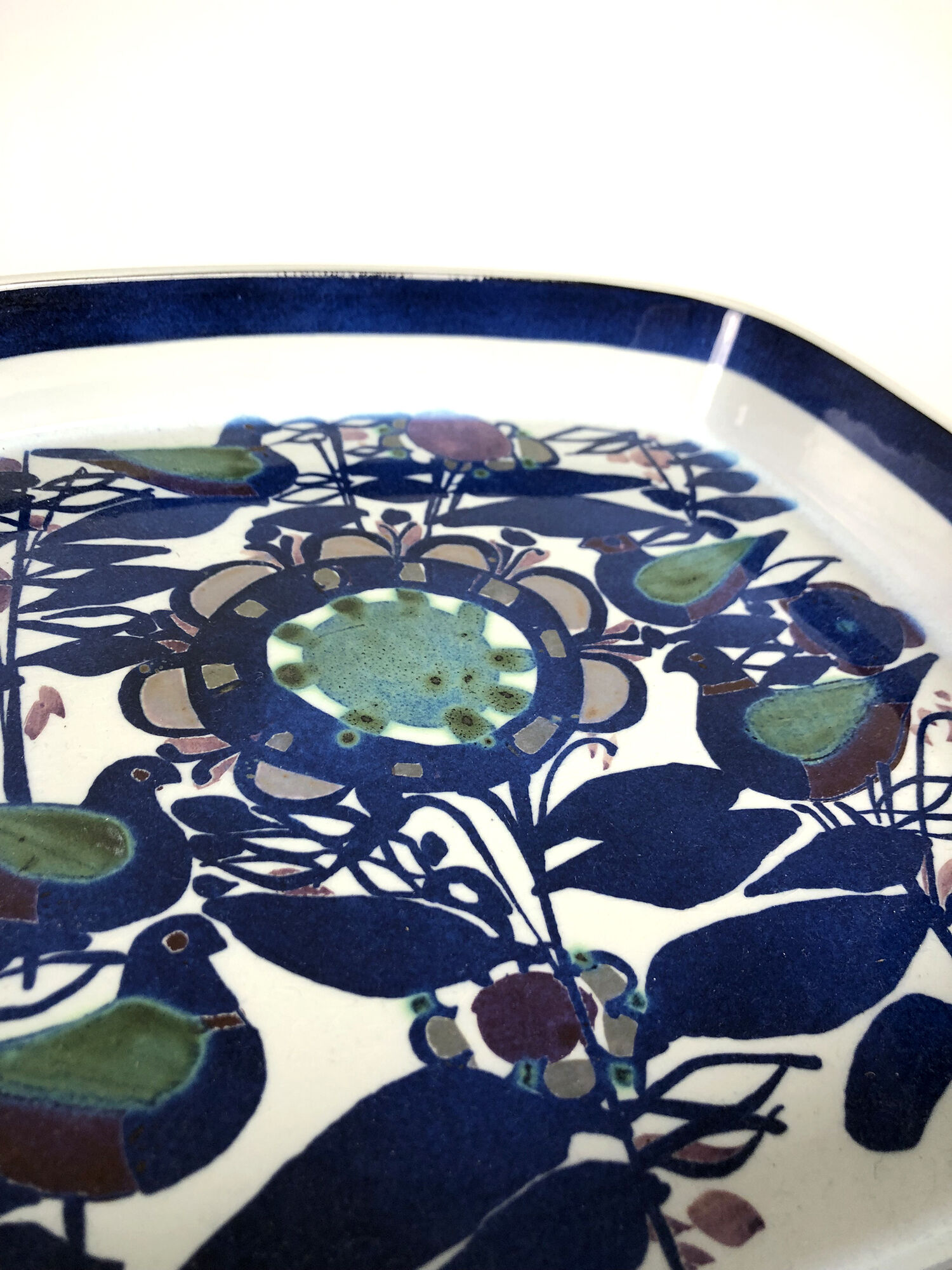 Scandinavian vintage ceramic dish kari christiansen for royal copenhagen
