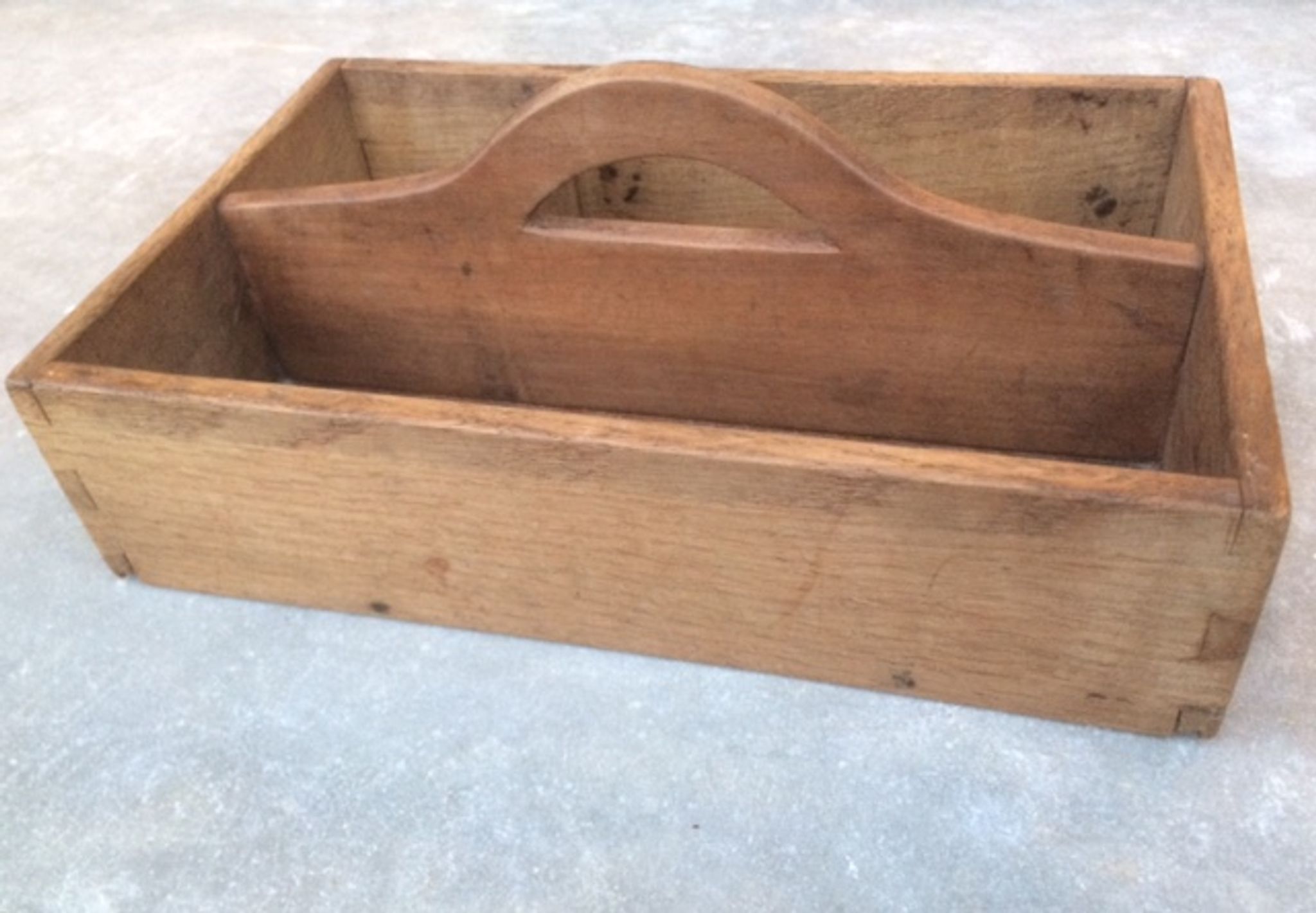 Vintage wooden tool locker or office case