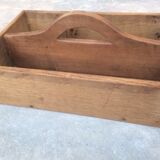Vintage wooden tool locker or office case