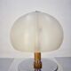 Vintage italian table lamp acrylic mushroom shaped shade, 1970's