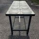 Table basse moderniste carreaux de verre Saint Gobain