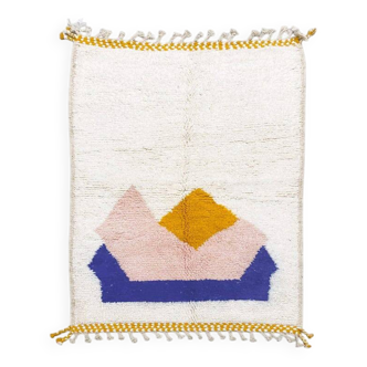 Traditional handmade beni ouarin rug size 150 x 250 cm