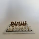 Vintage marble and stone chess sets