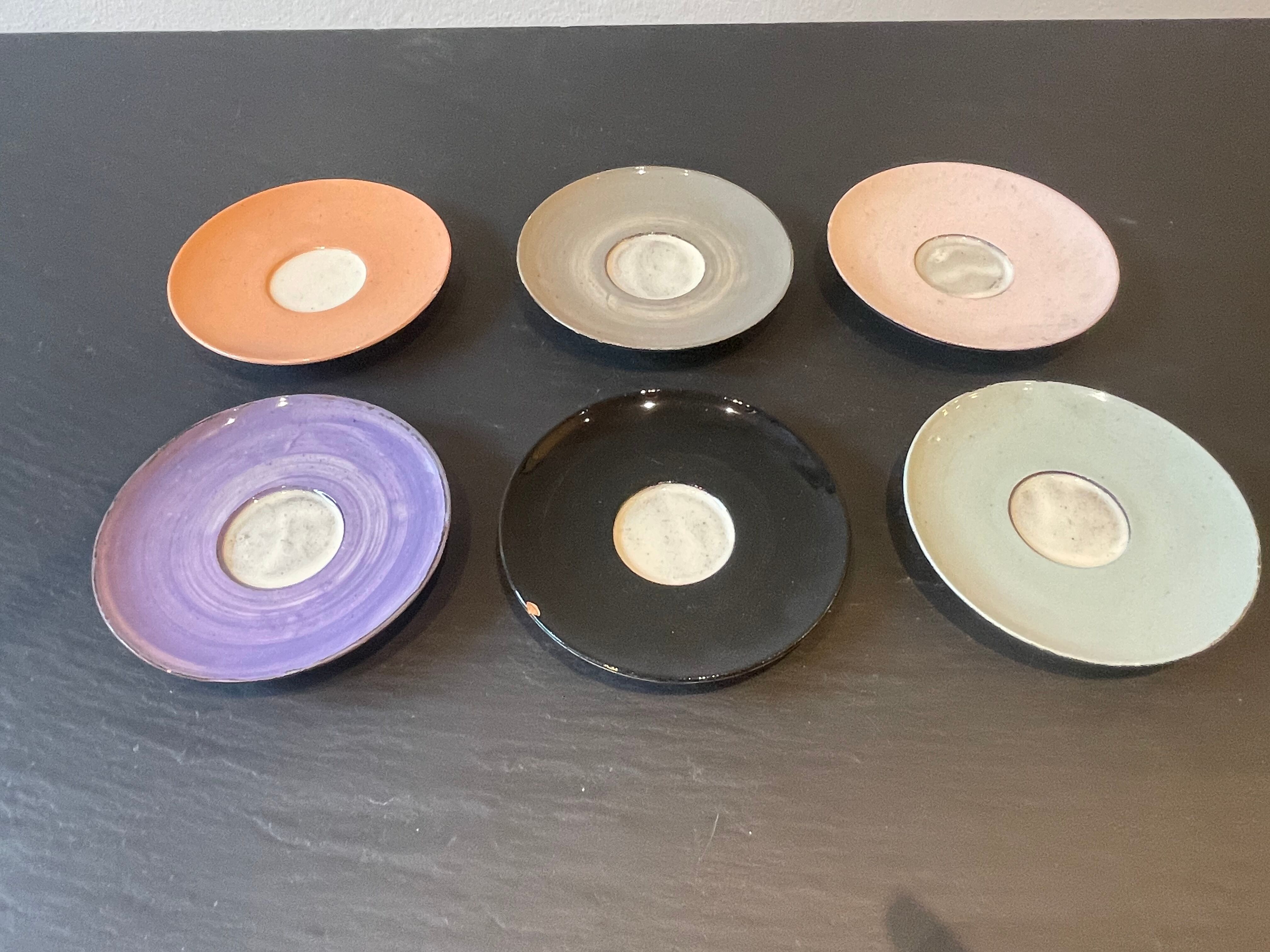 Set of 6 margrit Linck coffee cups