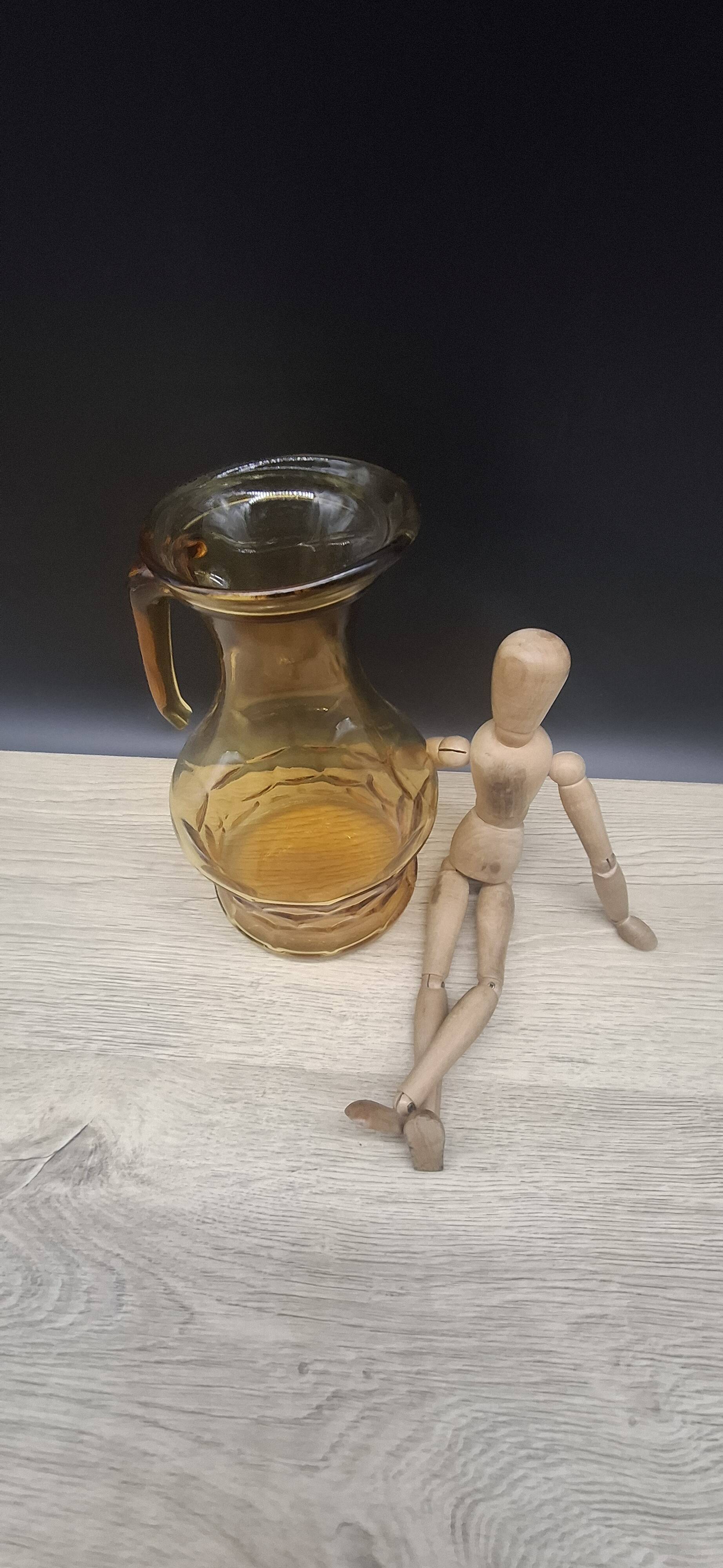 Carafe ambrée italienne