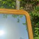 Antique gilded patinated Louis-Philippe mirror