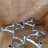 Bougeoirs nagel/stoff modulables (6) vintage