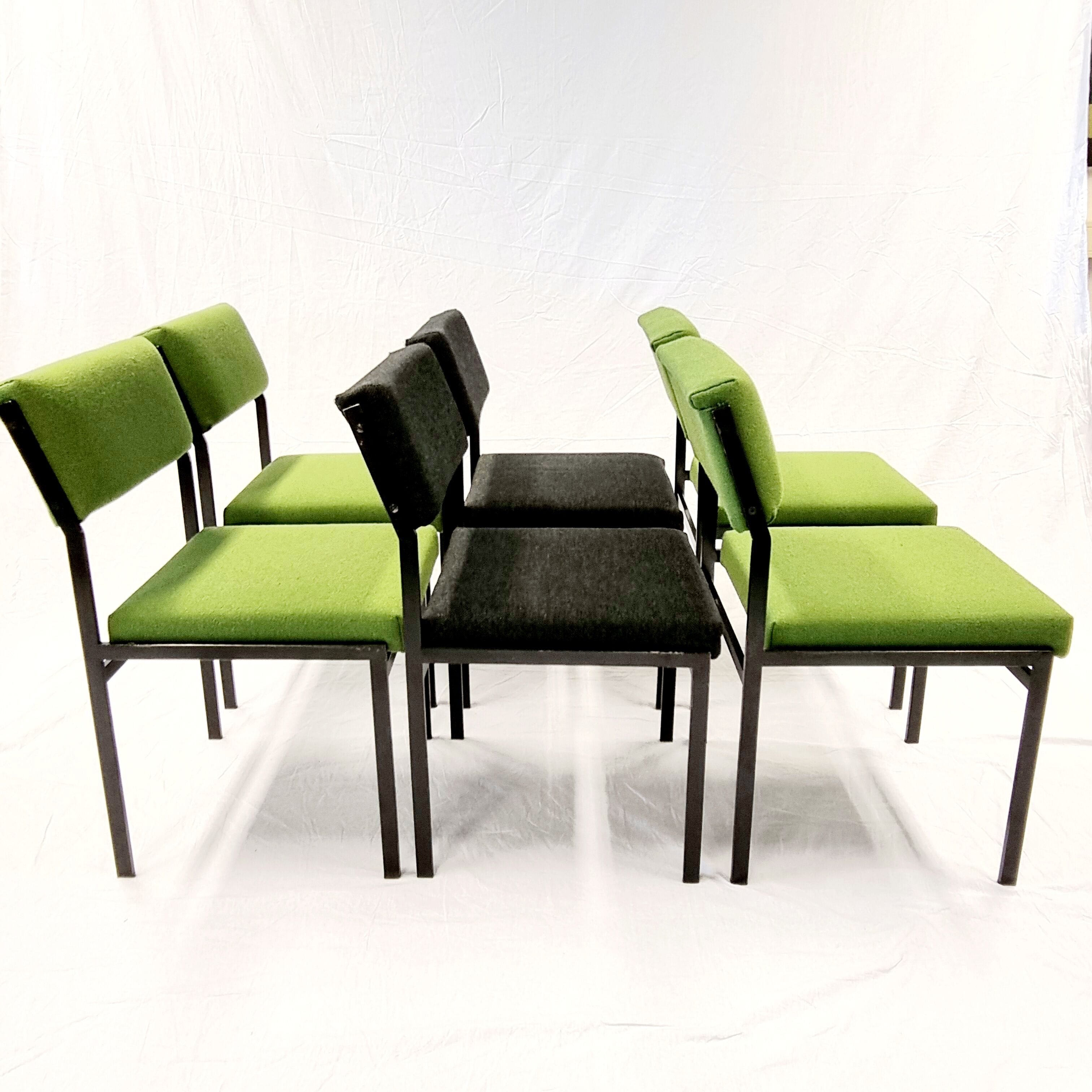 Japan Series Dining Table and Chairs by Cees Braakman for Pastoe, 1960s, Set of 7