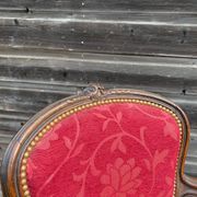 Pair of armchairs in natural wood style Louis XV XIXth century
