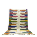 Handmade artisan rug in ochre, size 1.5/2.5 m.