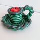 Quimper braided ceramic candle holder signed