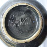 Morvan vintage ceramic coffee maker, sugar bowl and milk pitcher