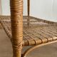 Table basse bambou et verre