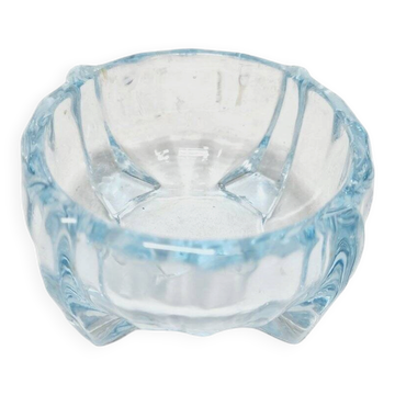 Art Deco salt holder from Zabkowice Glassworks, Poland, 1930s
