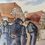 Plat Obernai faienceries sarteguemines