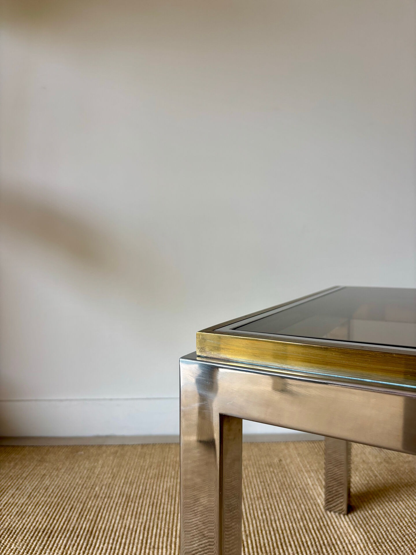 Pair of Linéa side tables - Willy Rizzo