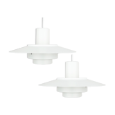 Pair of vintage Falcon lamps by Andreas Hansen, Fog og Mørup, 1968