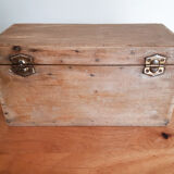 Old wooden box, treasure box