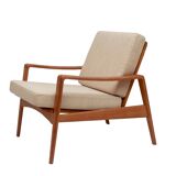 1960s armchair in oak, Arne Wahl Iversen für Komfort
