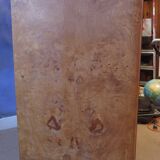 1925 sideboard with two doors, two drawers and beveled mirror, marble top