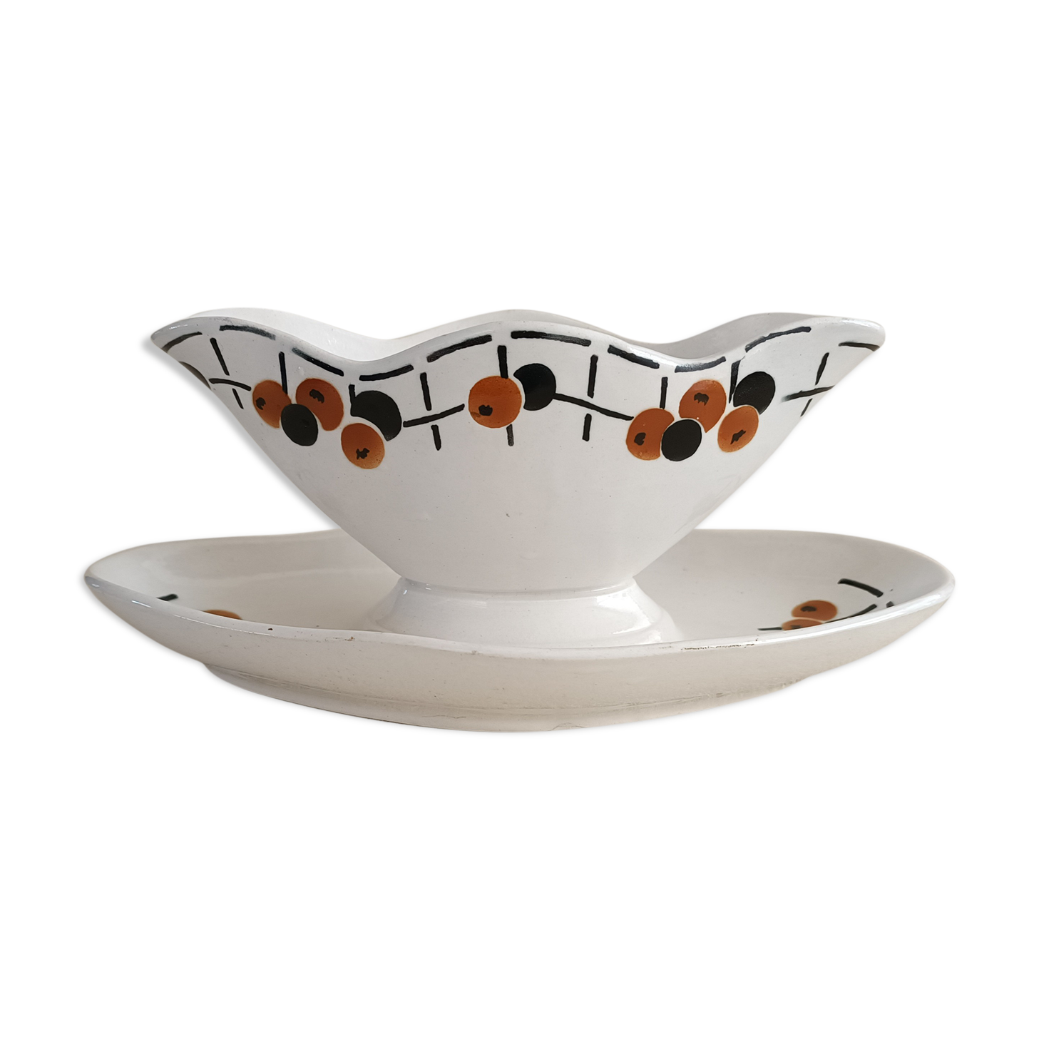 Gravy boat iron land Saint-Amand
