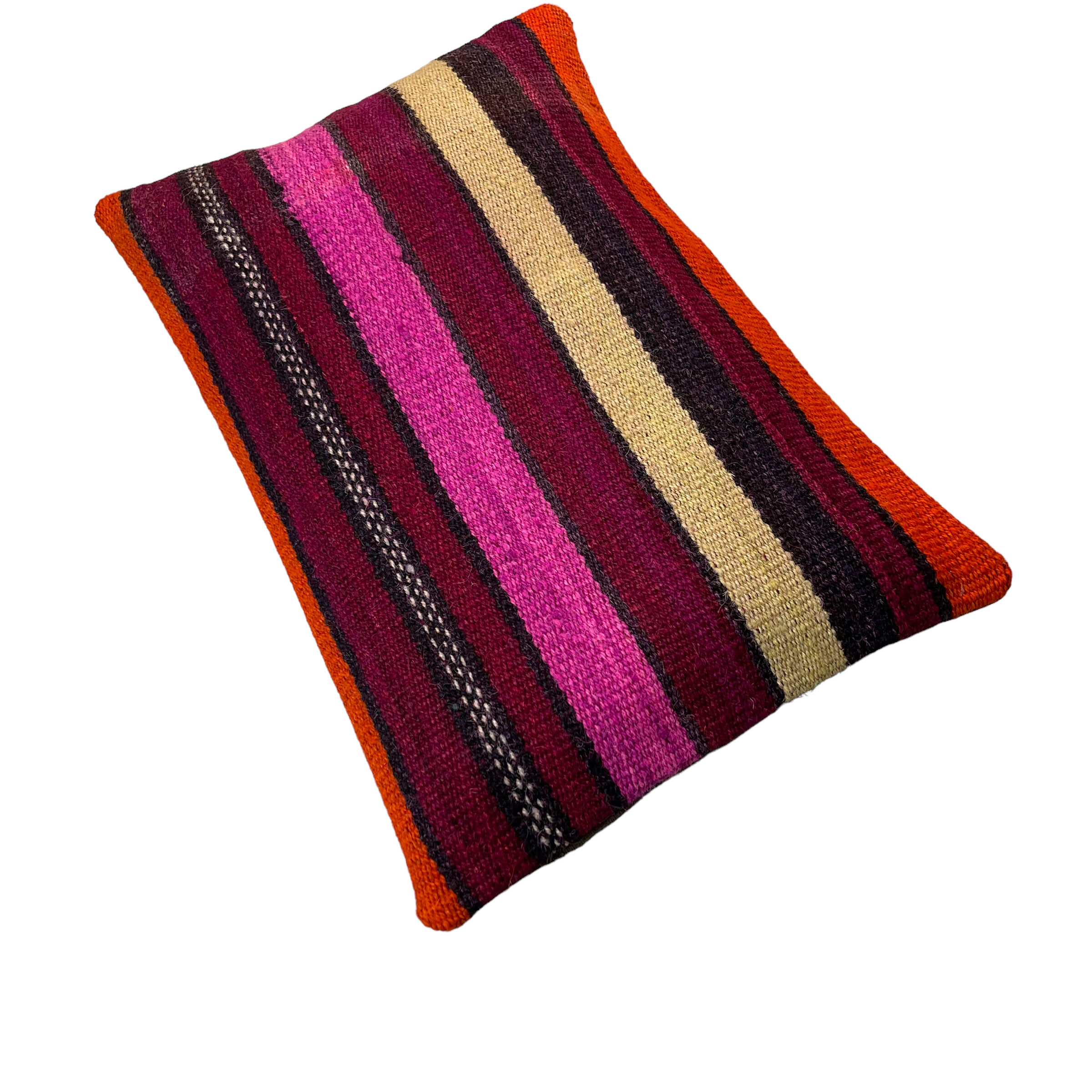 Vintage turkish kilim cushion cover, 30 x 50 cm