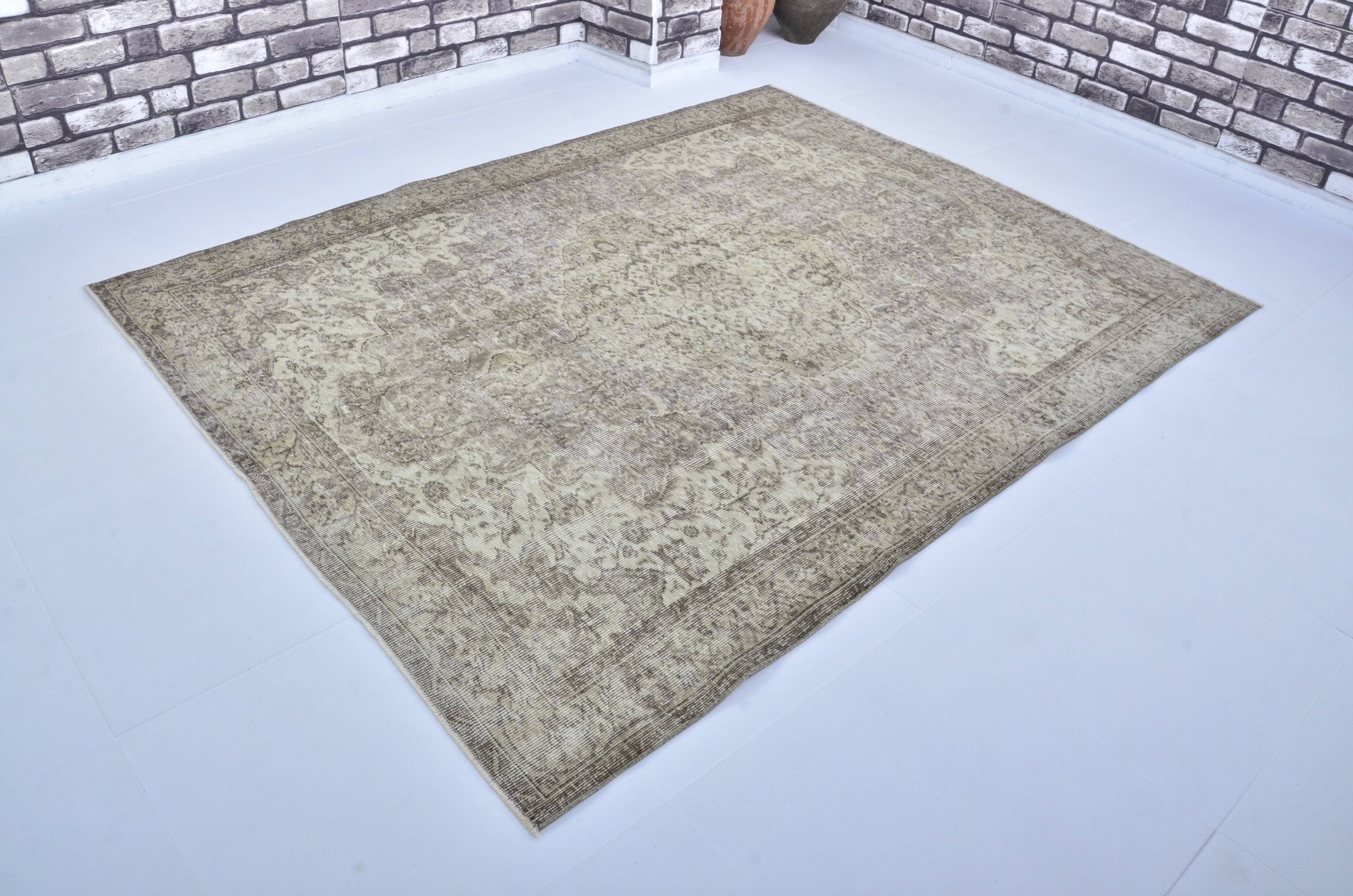 Oushak Vintage Wool Carpet sku 3227