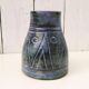 Scarified ceramic vase by Olivier Pettit vintage
