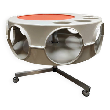 Trolley vintage rotobar de l'espace Curver 'Accent orange'
