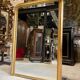 Miroir de cheminée en bois doré d’époque louis philippe xix ème siècle 1m75 x 1m21
