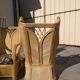 Pair of rattan armchairs
