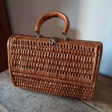 Vintage wicker basket