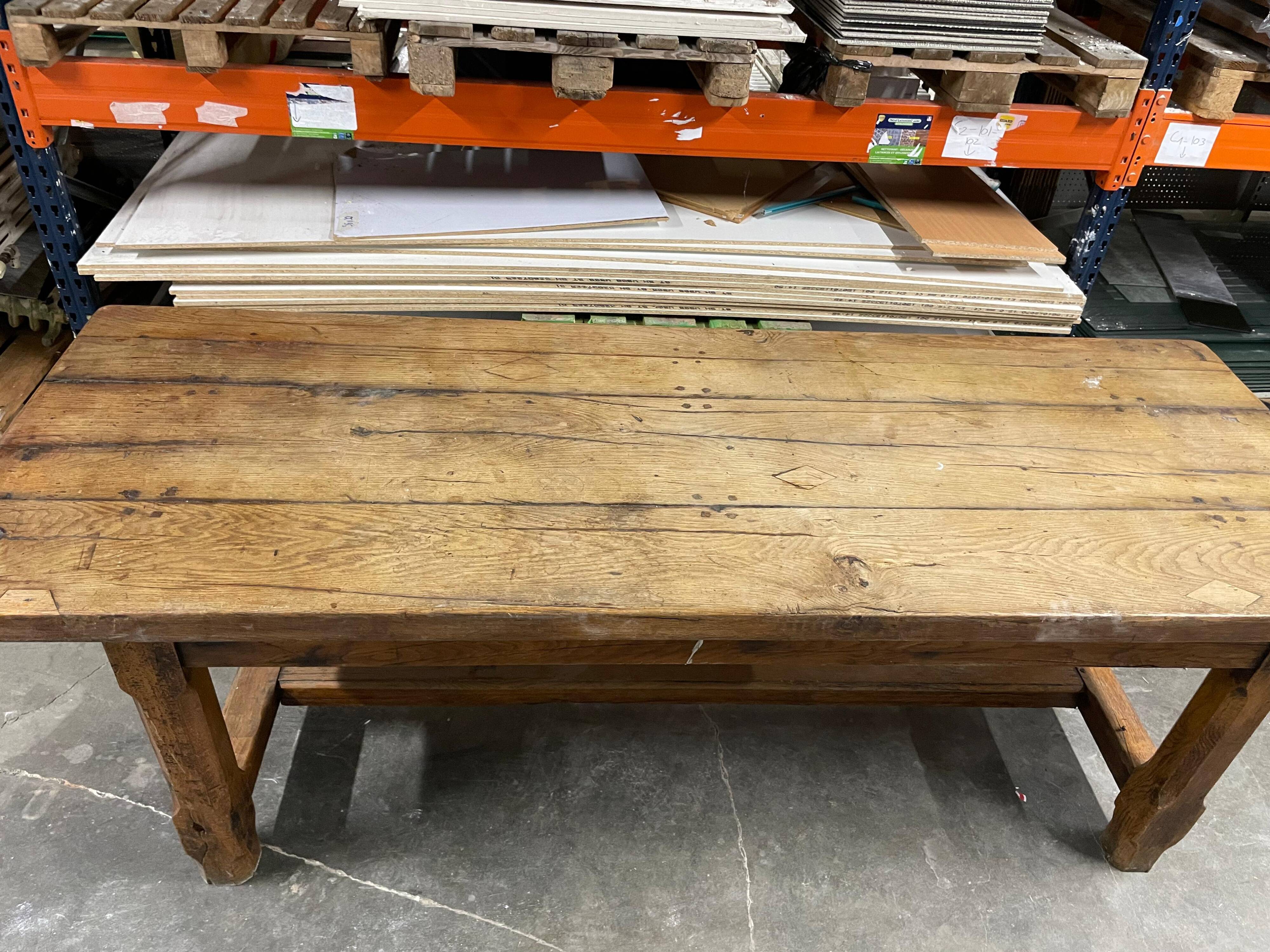 Antique farmhouse table