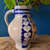 Stoneware salt glaze jug or vase from West Germany 1930s