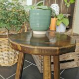 Handmade tripod stool