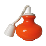 Vintage suspension 70 orange opaline