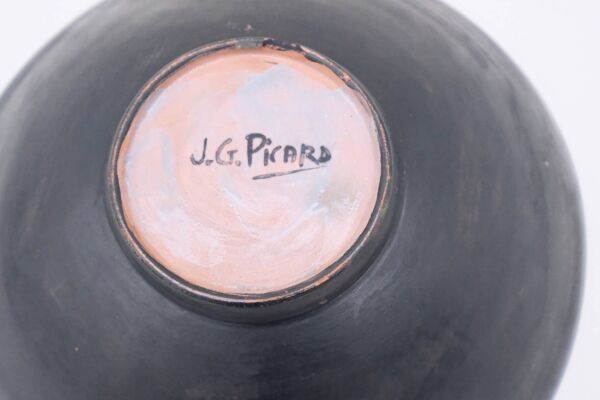 Saladier de jeannette et georges picard en céramique émaillée, france 1960