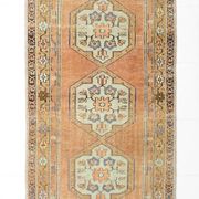 3x9 Long Wide Vintage Runner Rug, 105x290Cm