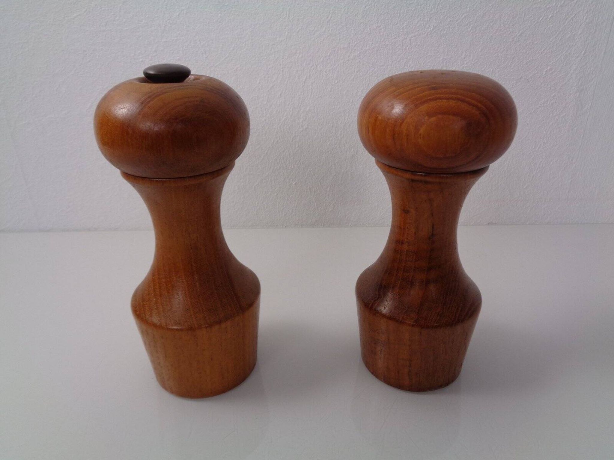 Mid-Century Teak Salt Shaker and Pepper Mill by Zassenhaus, 1960s, Set of 2