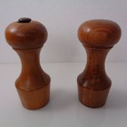 Mid-Century Teak Salt Shaker and Pepper Mill by Zassenhaus, 1960s, Set of 2